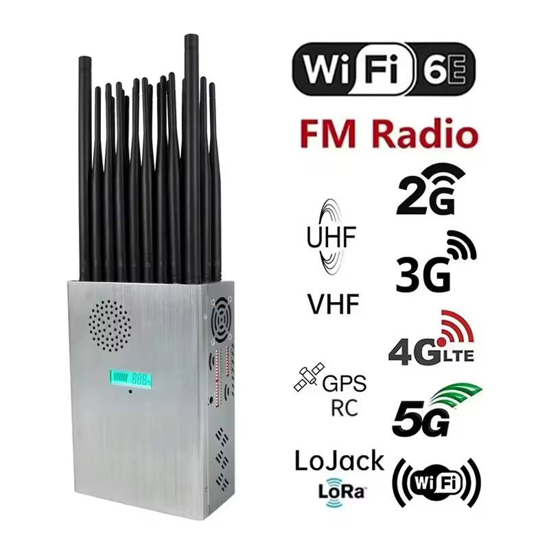 28 Bands 27 Antennas FM Radio GSM Mobile Phone Jammer